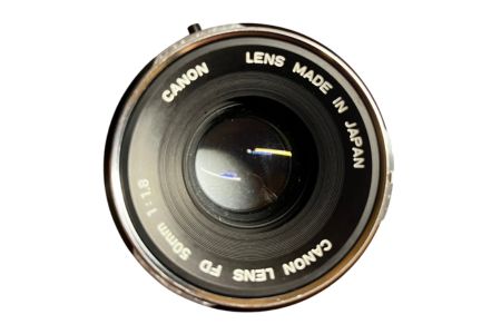 Canon FD 50mm f1.8 カビあり買取額2,000円